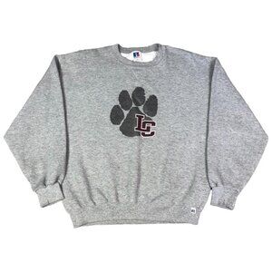 Vintage Russell Athletic LC Paw Print‎ Sweatshirt Adult Size Medium